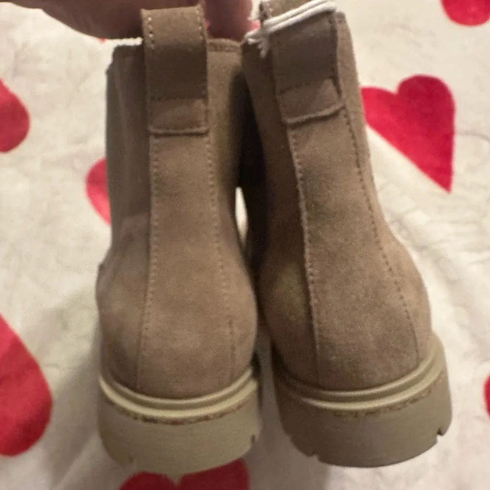 NEW BIRKENSTOCK HIGHWOOD SLIP ON SUEDE ANKLE BOOTS IN TAUPE